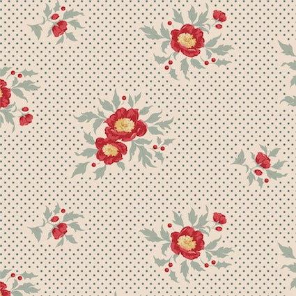 Tilda - Merry Little Christmas - バンドル - 50x55cm - 5種 - 300243 - ダックエッグ - Fat Quarter