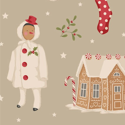 Tilda - Merry Little Christmas - ファブリックミックス - 12,5cm角 - 20種 - 40枚 - 300249