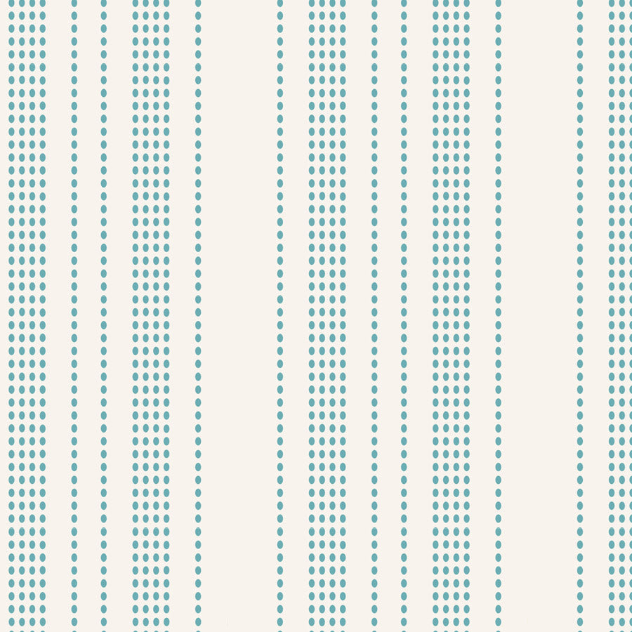 TEA TOWEL BASICS : Spungecake Stripe Teal - 130066