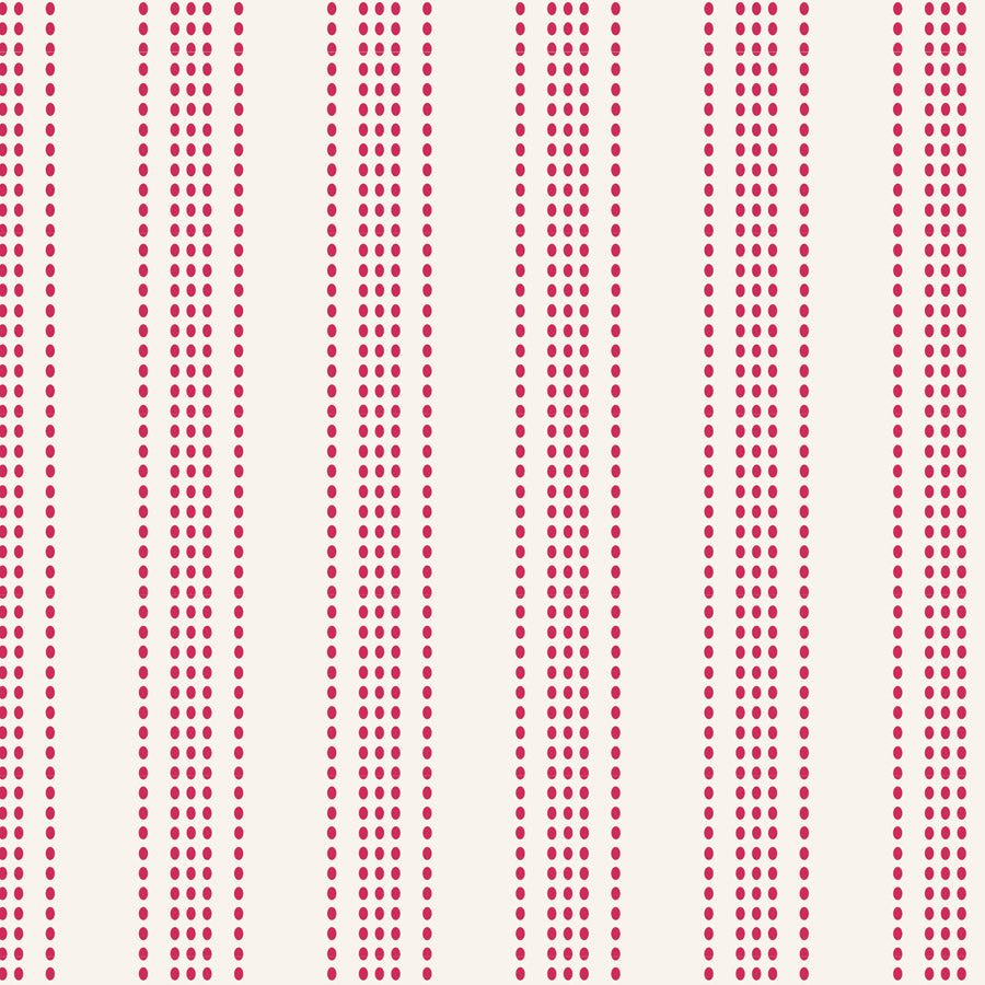 TEA TOWEL BASICS : Apple Cake Stripe Red - 130068