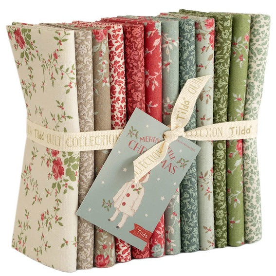 Tilda - Merry Little Christmas - バンドル - 50x55cm - 12種 - 300246 - Eve & Noel - Fat Quarter