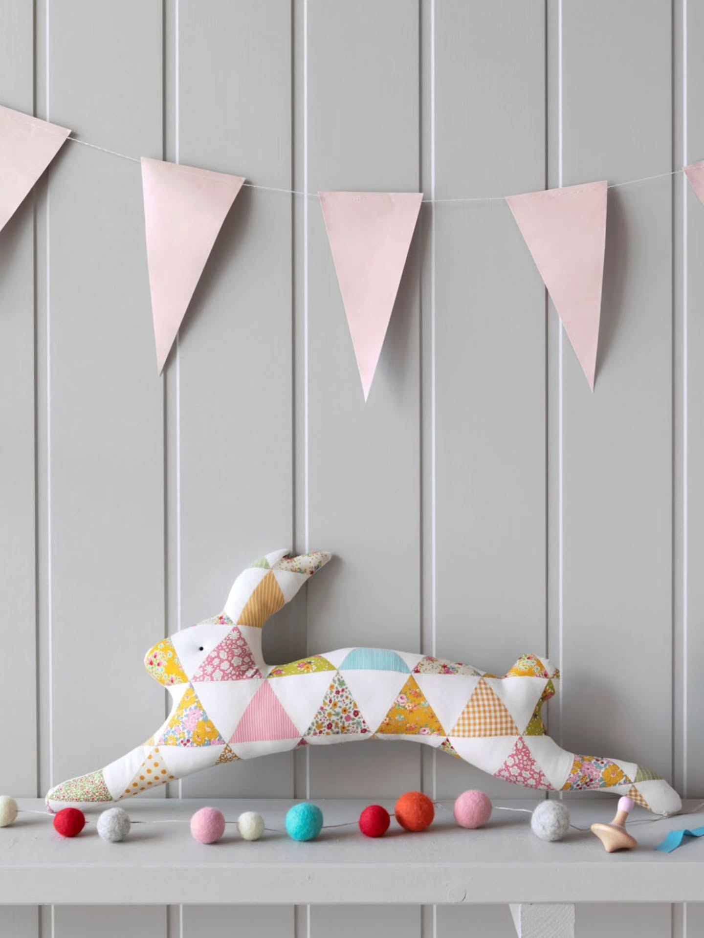 パッチワークのうさぎ