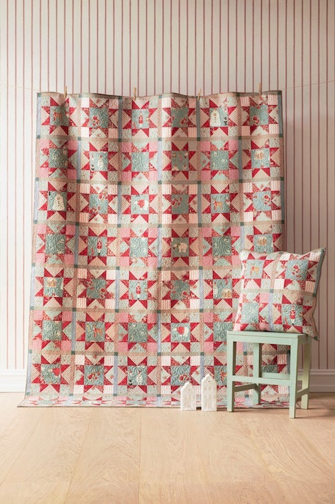Tilda - Merry Little Christmas - バンドル - 50x55cm - 5種 - 300242 - レッド - Fat Quarter