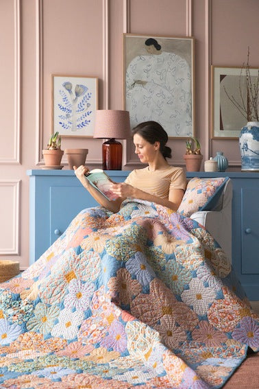 Tilda - Wallflower - Bundle - 50x55cm - 300234-1 - Blue - Fat Quarter