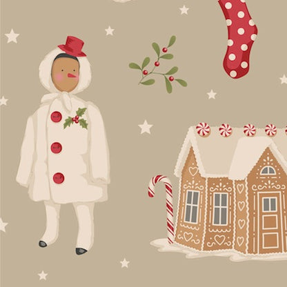 Tilda - Merry Little Christmas - ファブリックミックス - 12,5cm角 - 20種 - 40枚 - 300249