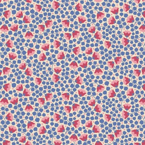 Tilda - Wallflower - バンドル - 50x55cm - 300236 - Bellflower - Fat Quarter - ブレンダー