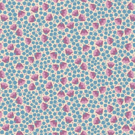 Tilda - Wallflower - バンドル - 50x55cm - 300236 - Bellflower - Fat Quarter - ブレンダー