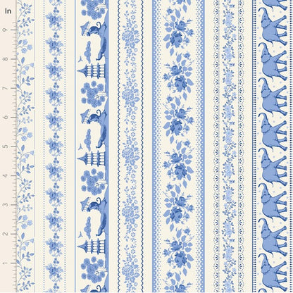 Tilda - Something Blue - Borders - (2色展開)