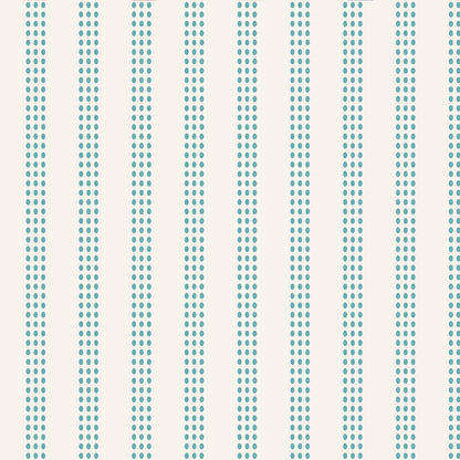 TEA TOWEL BASICS : Scone StripeTeal - 130064