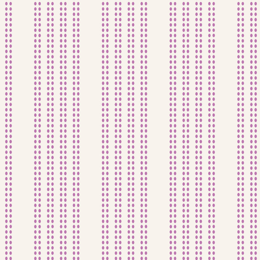 TEA TOWEL BASICS : Cantucci Stripe Plum - 130072