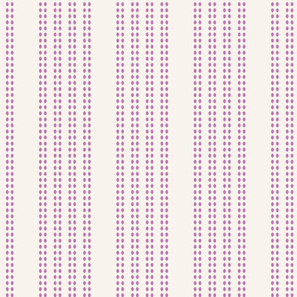 TEA TOWEL BASICS : Cantucci Stripe Plum - 130072