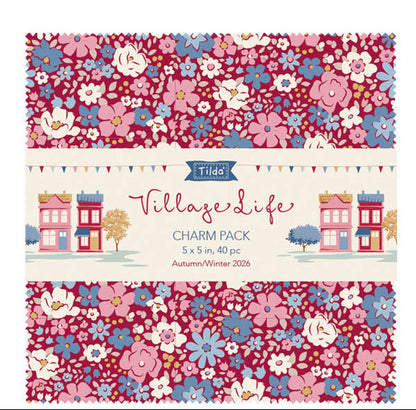 Tilda - Village Life - ファブリックミックス - 300281
