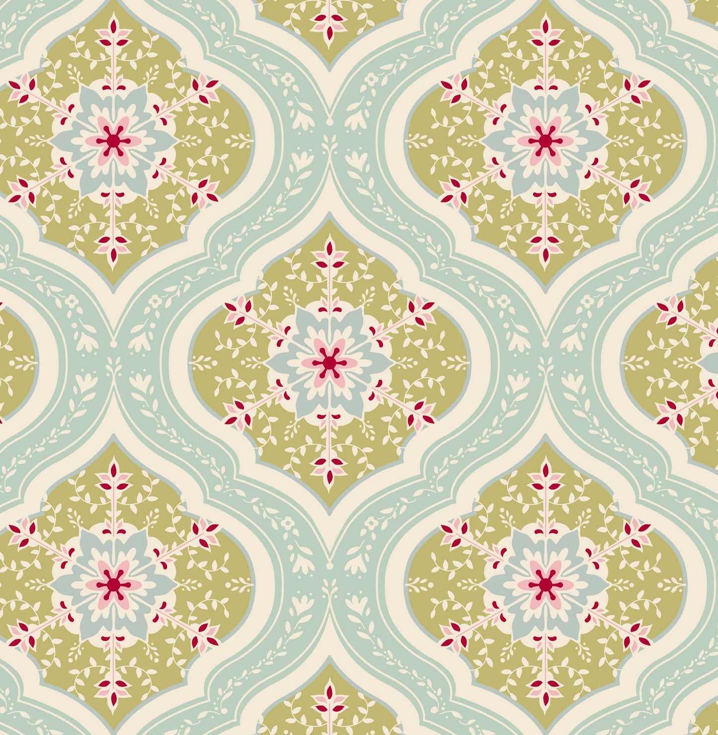 Tilda -  Aurora Teal - Spring Lake (1色展開)