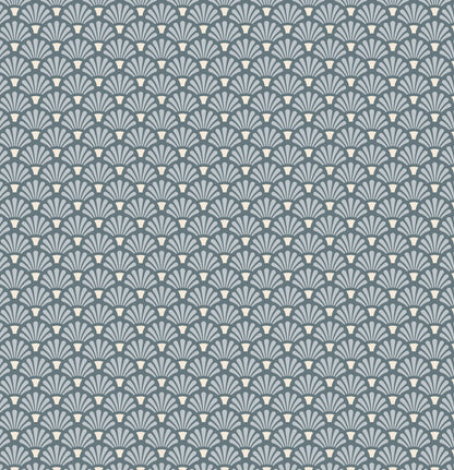 Tilda -  Flower Fan Blue - Painting Flowers (1色展開)