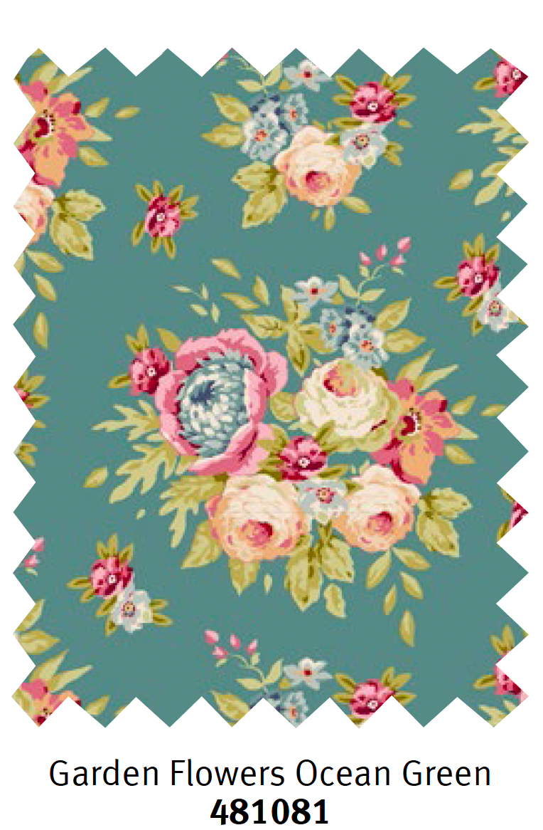 Tilda -  Garden Flowers- Pardon My Garden/Spring Diaries (4色展開）