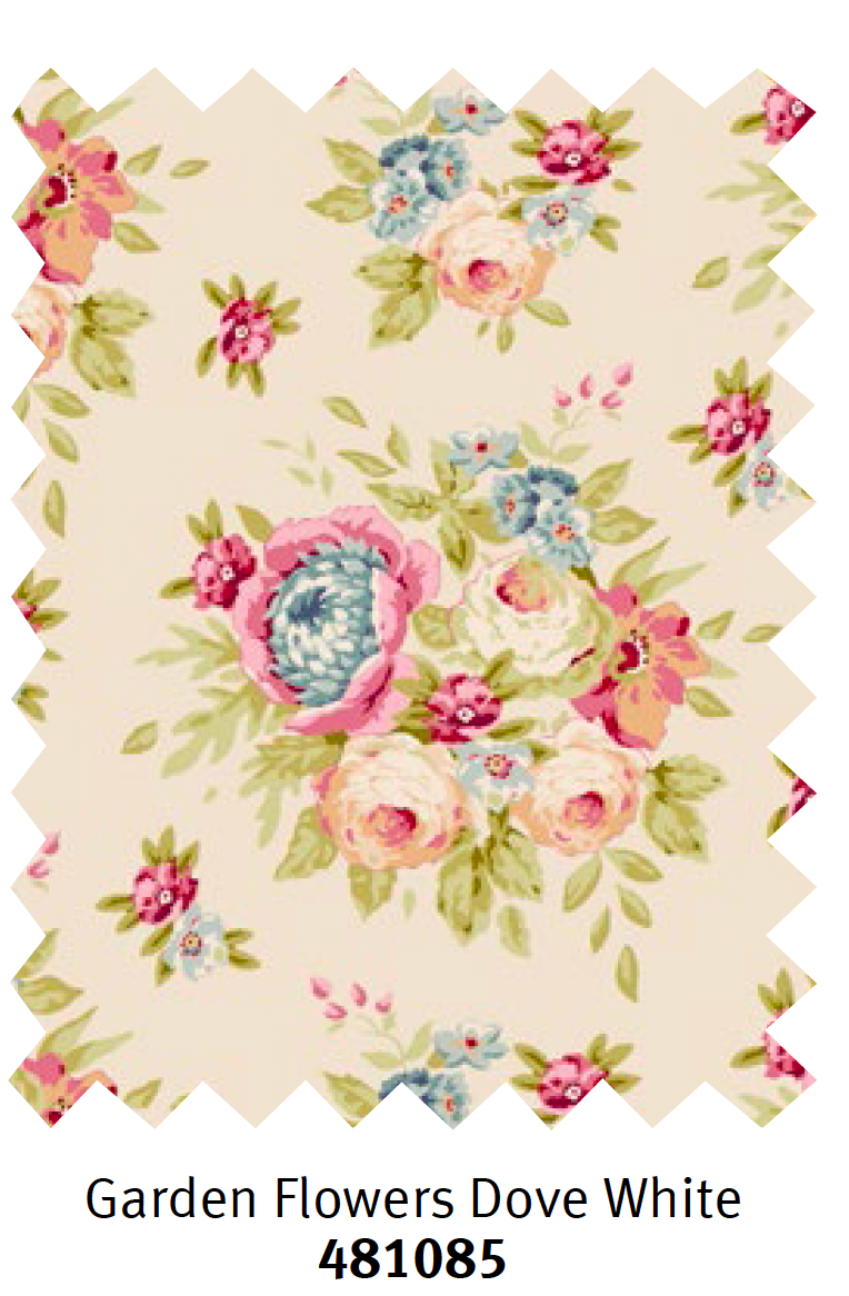 Tilda -  Garden Flowers- Pardon My Garden/Spring Diaries (4色展開）