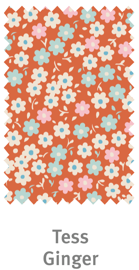 Tilda -  Tess : Cabbage Roses / Memory Lane (4色展開）