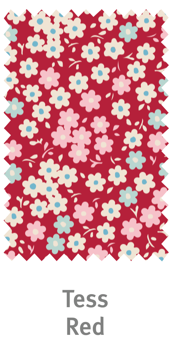 Tilda -  Tess : Cabbage Roses / Memory Lane (4色展開）