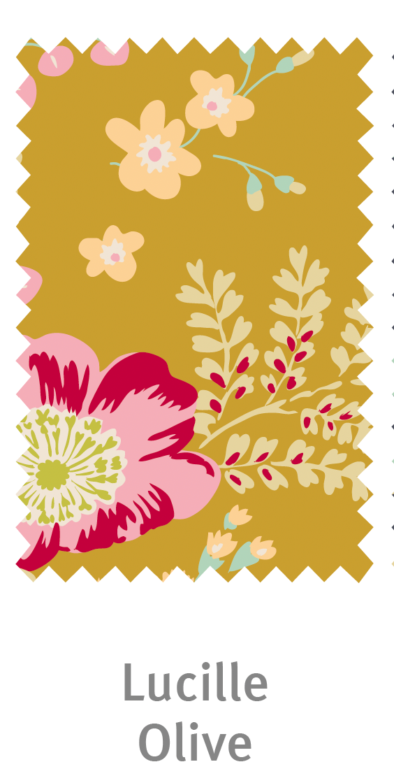 Tilda - Lucille : Cabbage Roses / Memory Lane (5色展開）