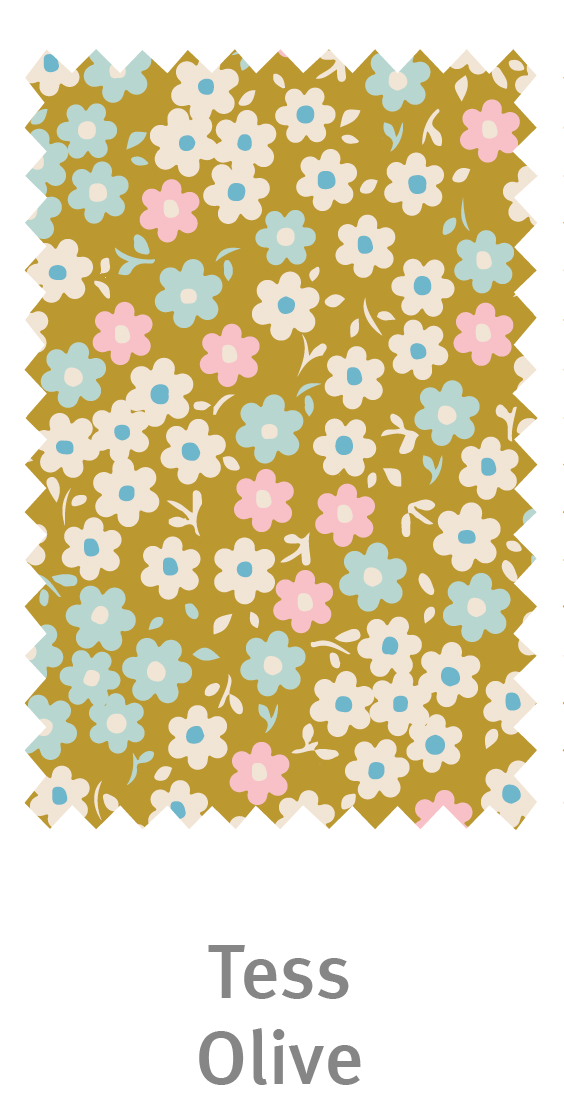 Tilda -  Tess : Cabbage Roses / Memory Lane (4色展開）