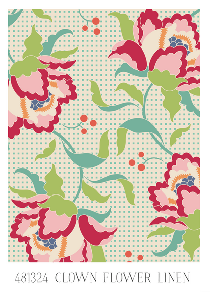 Tilda - Clown Flower: Circus (4色展開）