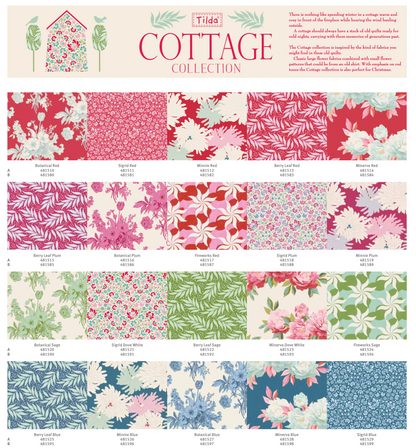 Tilda - Minnie : Cottage (3色展開）