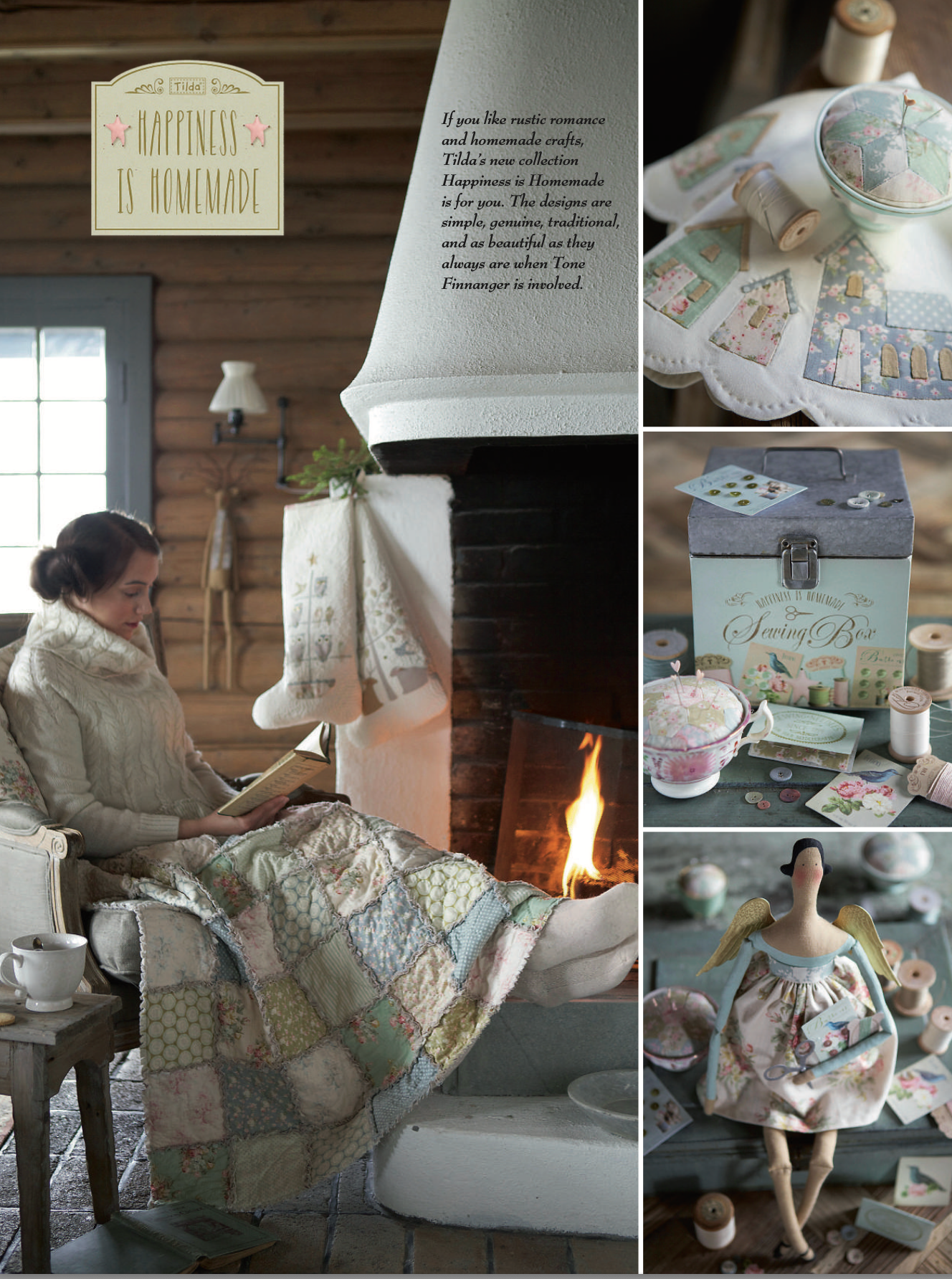 Tilda -  Lotta Green- Happyness is Homemade (1色展開)