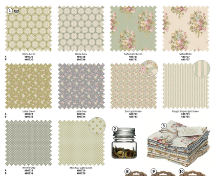 Tilda -  Lotta Green- Happyness is Homemade (1色展開)