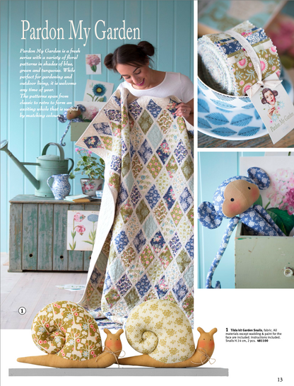 Tilda -  Wildgarden Pardon My Garden/Spring Diaries (3色展開)