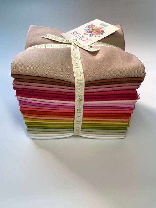 Tilda - Solids - 無地 -  バンドル - 50x55cm - 300179 - 暖色系