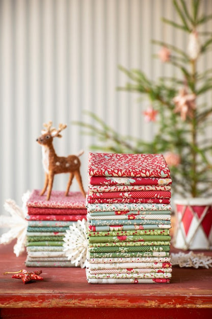 Tilda - Merry Little Christmas - バンドル - 50x55cm - 5種 - 300242 - レッド - Fat Quarter