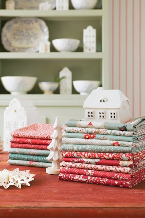 Tilda - Merry Little Christmas - バンドル - 50x55cm - 5種 - 300242 - レッド - Fat Quarter