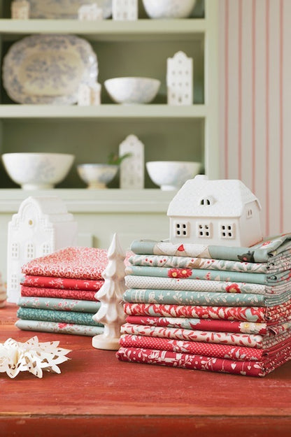 Tilda - Merry Little Christmas - バンドル - 50x55cm - 5種 - 300242 - レッド - Fat Quarter